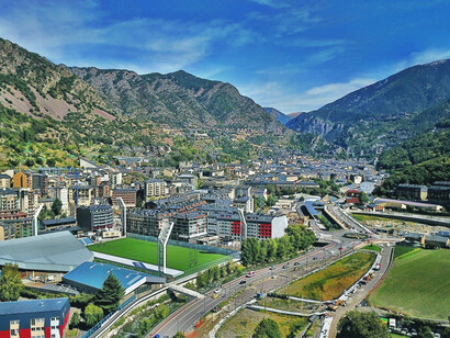 Vista aérea de Andorra