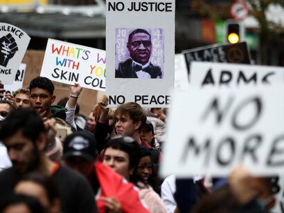 The massive protests against police brutality