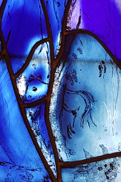 Chagall’s stained-glass windows in All Saints church, Tudeley