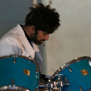 Nikhil Chopra, Drumsolo at the Mill, Exhibition view. Courtesy of Galleria Continua