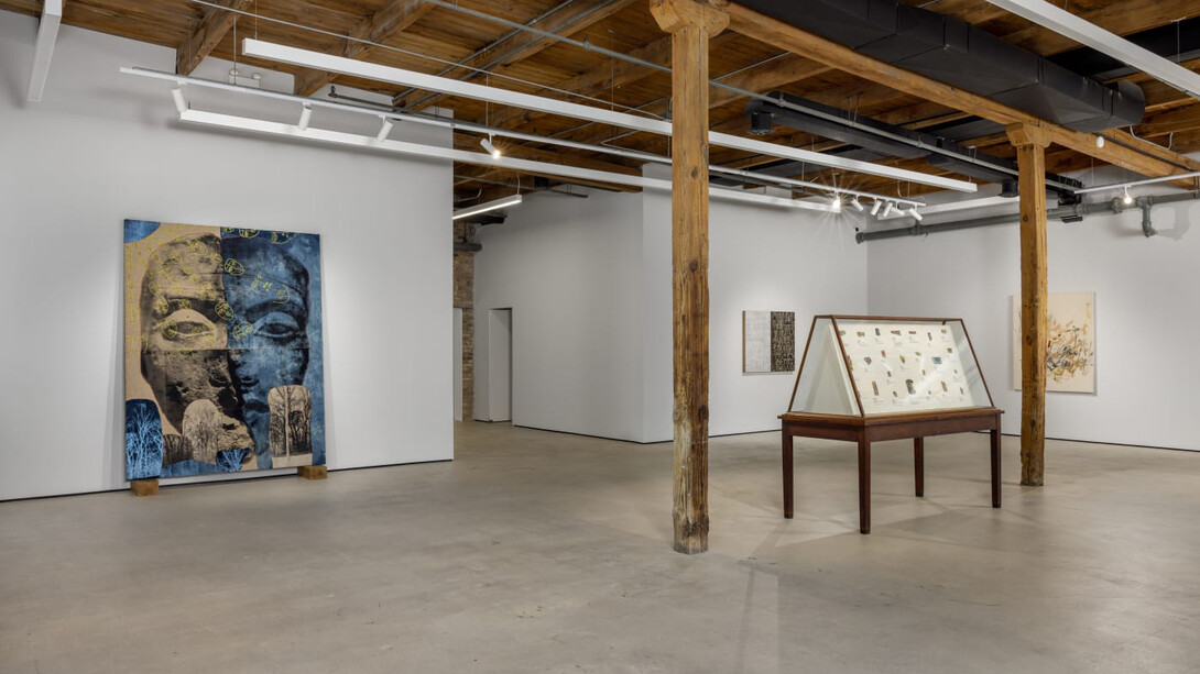 Various artists, Palimpsest, exhibition view. Courtesy of Mariane Ibrahim Gallery