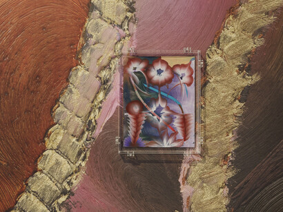 Kerstin Brätsch, MƎTA, exhibition view. Courtesy of Gladstone Gallery