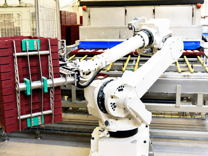 Modern food factory equipped with advanced production technology for the large-scale manufacturing of bakery product