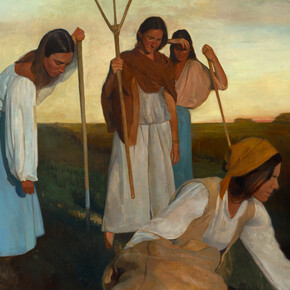 Morgan Irons, August in the fields (detail). Courtesy of LewAllen Galleries