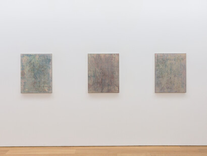 View of John Henderson's solo exhibition "re-er" at Perrotin, Hong Kong, 2017. Courtesy Perrotin