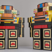 Kumkum Fernando, Soulmates, 2023. Courtesy of Jonathan LeVine Projects