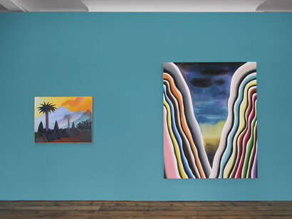 Andreas Schulze and Salvo, About painting, exhibition view. Courtesy of Sprüth Mager Gallery