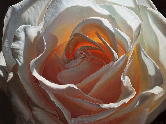 Vincent Keeling, Creation VII, Oil on Canvas, 75 x 100 cm
