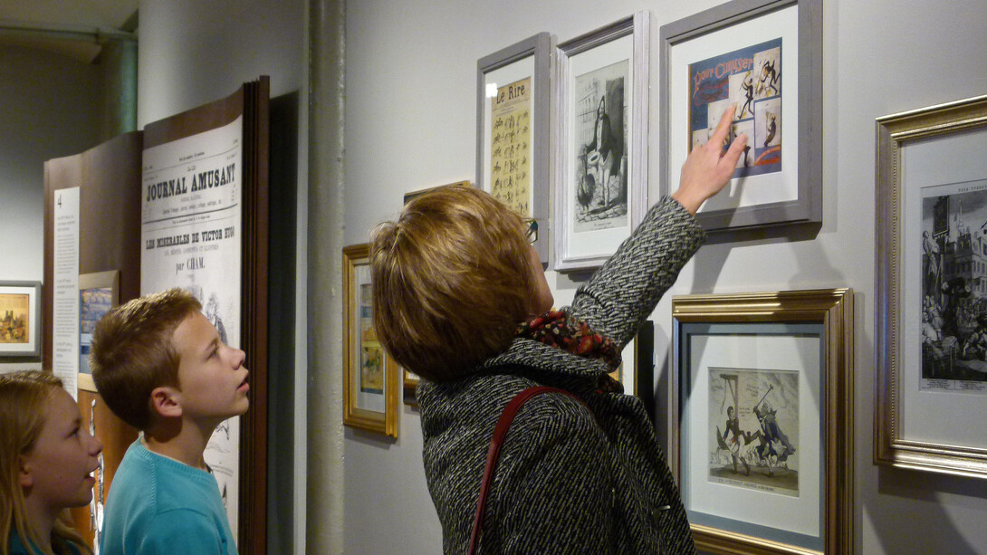 The invention of Comic Strip. Courtesy of Musée Bruxelles