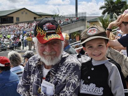 "Lets trade hats Farfar"