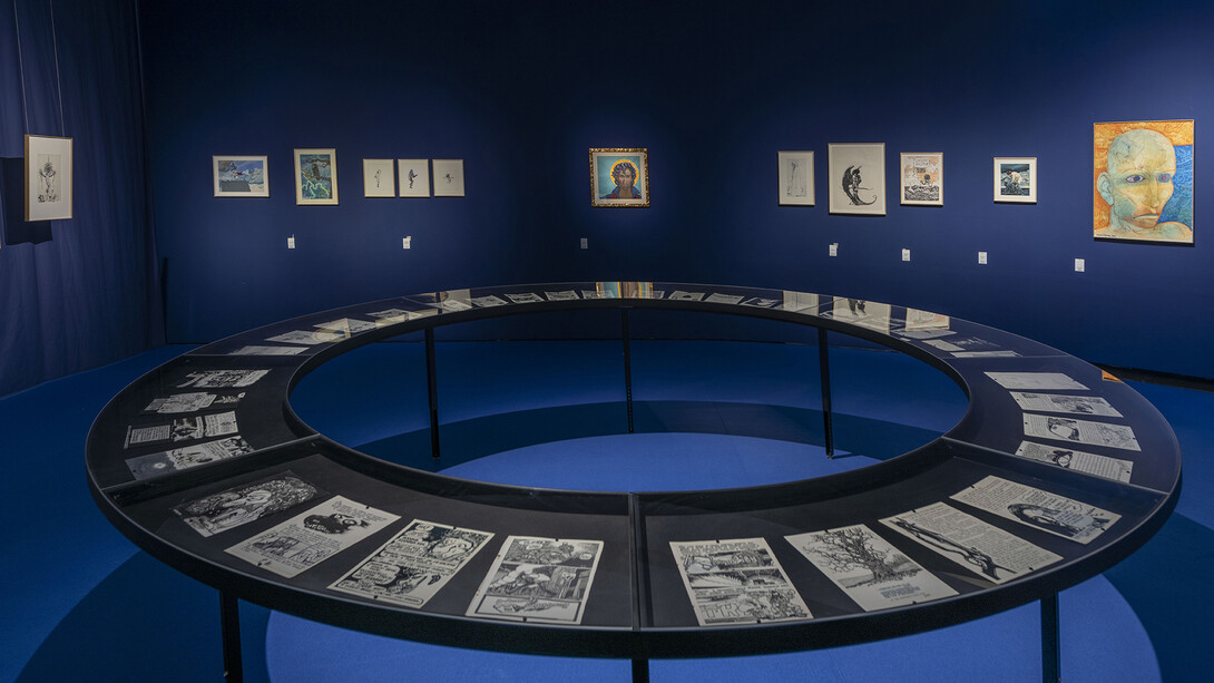 Andrea Pazienza, They don’t always die, exhibition view. Courtesy of Maxxi