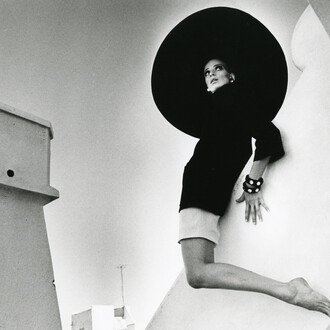 Gösta Peterson, Harper's Bazaar (Portugal), 1966, gelatin silver print, printed 2005, paper 11x14 inches, signed & titled in pencil on verso. Copyright Estate of Gösta Peterson, Courtesy Deborah Bell Photographs, New York