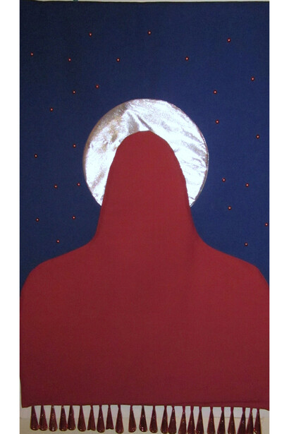 Nadema Agard, Lakota Virtue 3 : Wówačhaŋtognake (Generosity), 2015, Mixed Media on Canvas Panel, 36 x 38