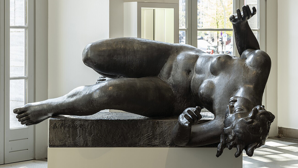 Aristide Maillol, Der fluß (La rivière étendue), 1947. Courtesy of Hamburger Kunsthalle