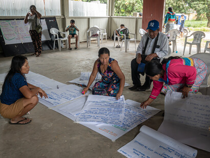Elaboración de línea de tiempo en la Comunidad Nativa Nuevo San Juan, ubicada en la ciudad de Pucallpa, departamento de Ucayali, Perú