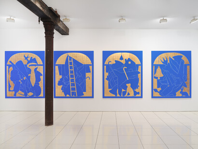 Installation view: Francesco Clemente: Angelus Novus, Artworks © Francesco Clemente; Photo by Argenis Apolinario. Courtesy the artist and Vito Schnabel Gallery