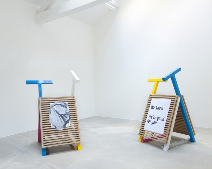 A is for Analogue, exhibition view. Courtesy of the artists and narrative projects, London.
