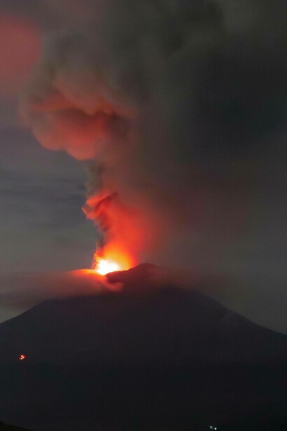 Vulcano Popocatépetl, Puebla, Messico
