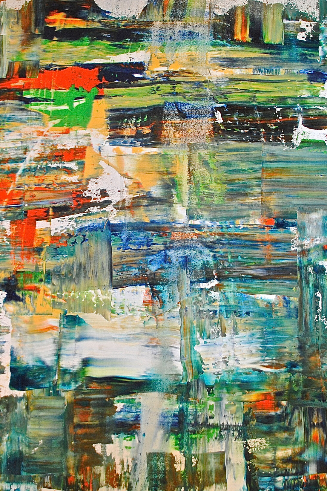Monica Maja Richardson, Pages, 2015, Acrylic and oil on canvas, 150 x 120 cm