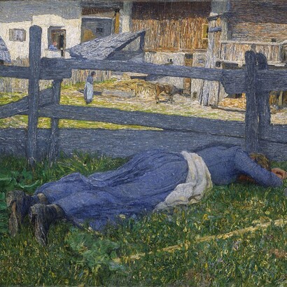 Giovanni Segantini, Riposo all'ombra
