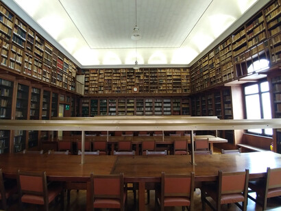 Sala studio della Biblioteca Oriani 