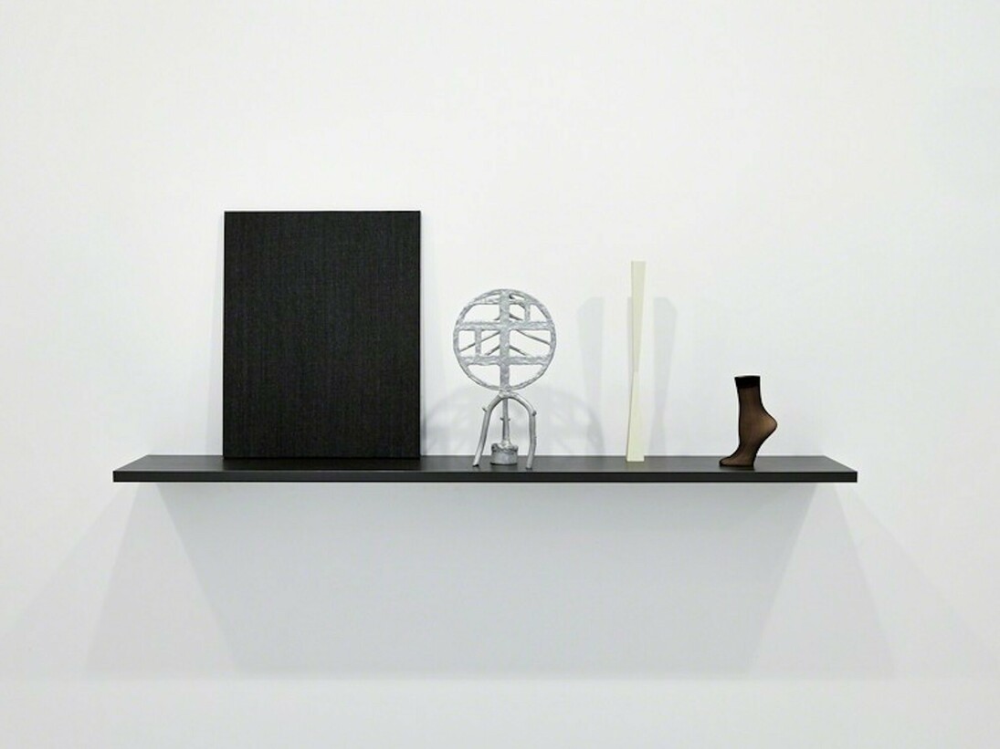 Josephine Meckseper, Exhibition view. Courtesy of Gagosian Gallery