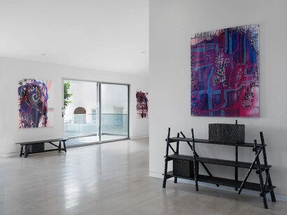 Zaachariaha Fielding, exhibition view. Courtesy of Albertz Benda