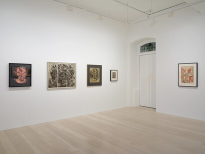 Philip Clairmont, Windows, exhibition view. Courtesy of Gow Langsford Gallery