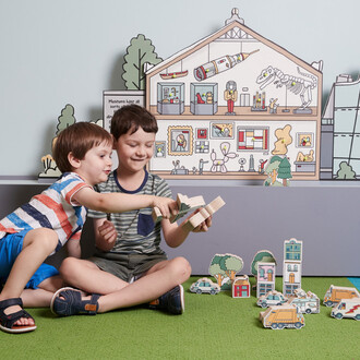 How cities work, exhibition view. Courtesy of Museums of History NSW