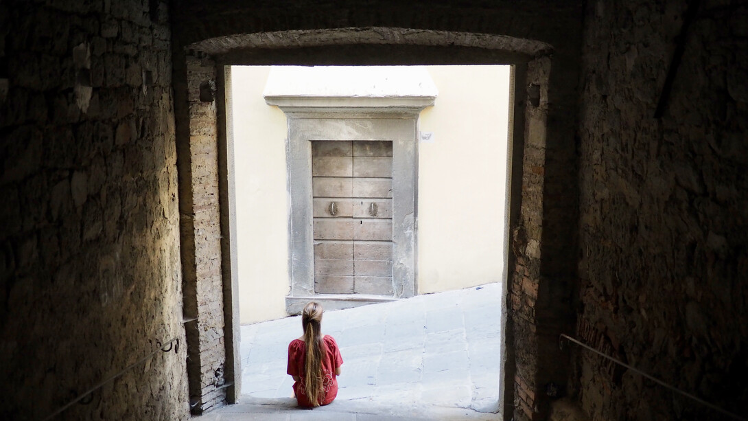 La rividi poco prima di ripartire