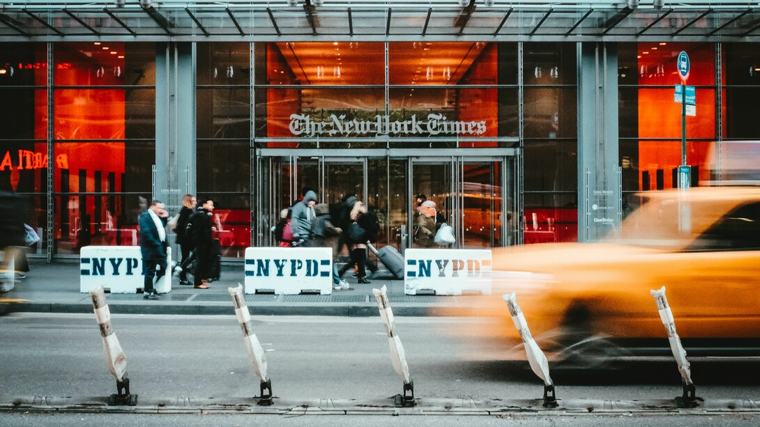 Sede del «The New York Times» en Nueva York