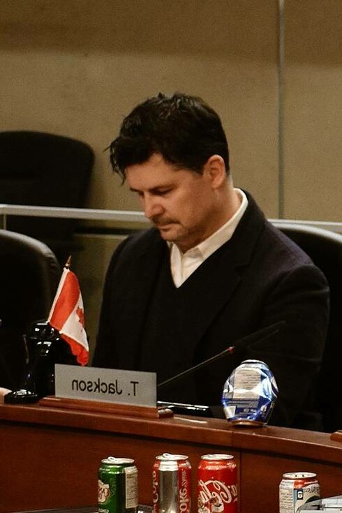 Member of Hamilton City Council studies notes, Hamilton, Canada