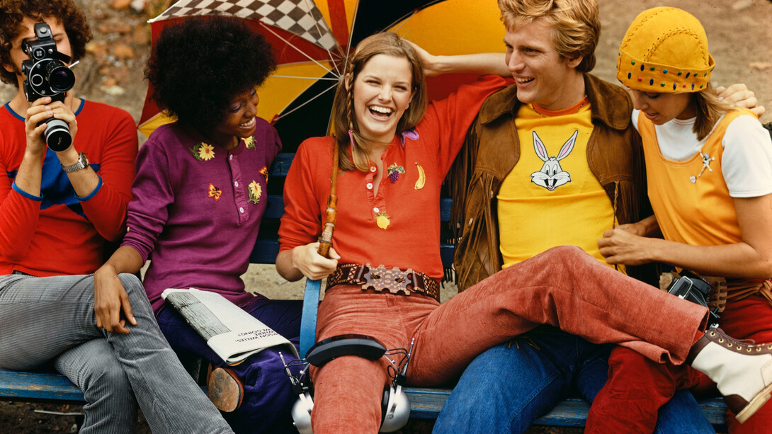 Rico Puhlmann, T-shirts aus baumwollstrick von Elaine Post Ltd. und Knitquake, 1971. Courtesy of Kunstbibliothek