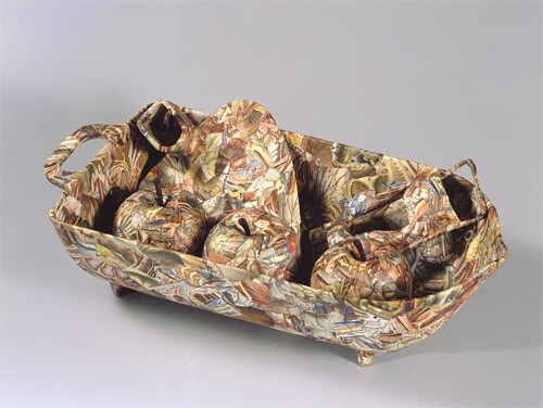 Jiří Kolář, The pot to cook duck, 1978