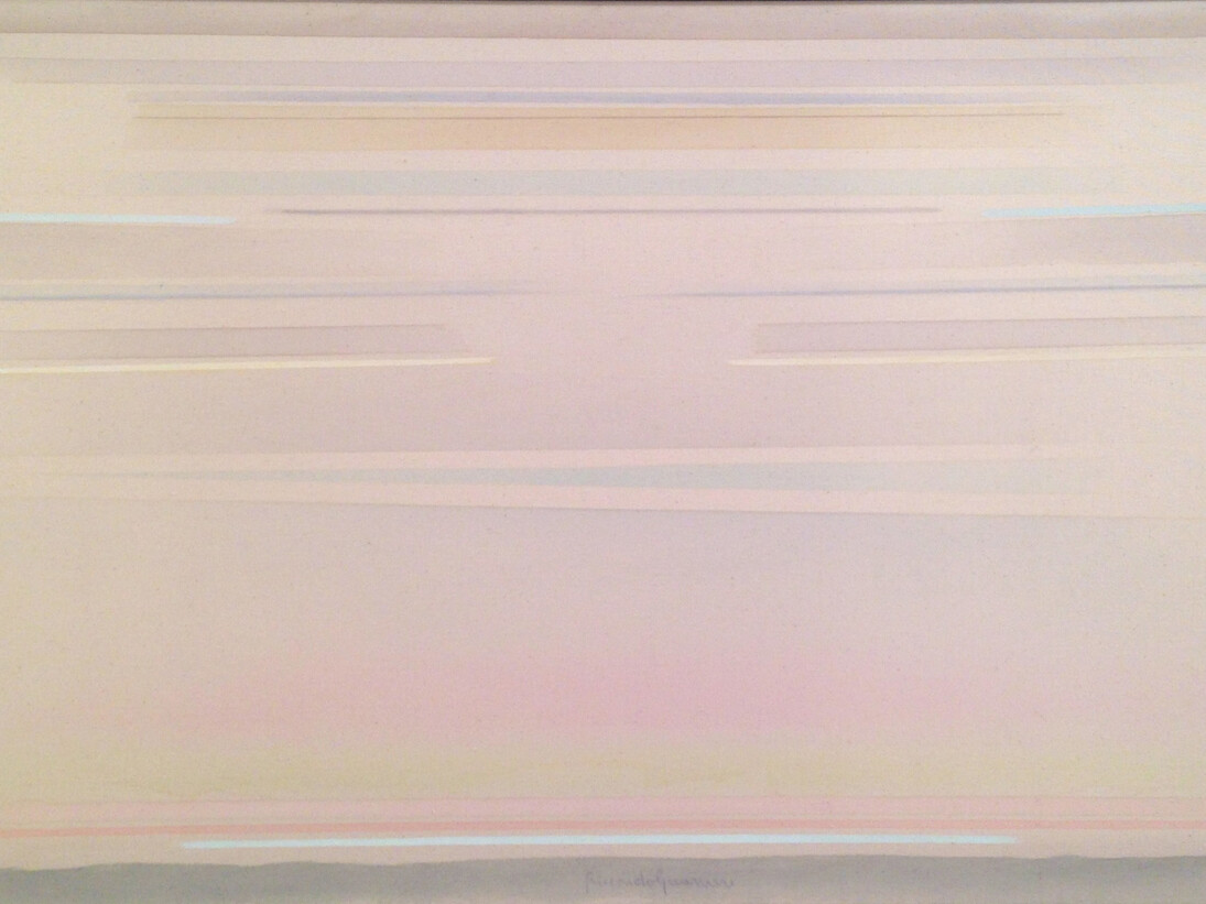 Riccardo Guarneri, Orizzontale continuo, detail, mixed media on canvas, 2012, 70 x 120 cm