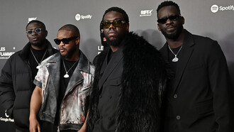 Les Flammes 2023. Le monde du rap et des cultures populaires francophones s’est réuni le 11 mai dernier au théâtre du Châtelet © Zoulerah Norddine/AFP