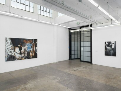 Petru Lucaci, Chiaroscuro, exhibition view. Courtesy of Nicodim Gallery