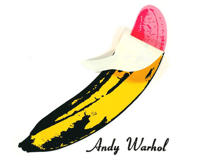  La versione originale in vinile con la banana gialla sbucciabile che scopre quella rosa