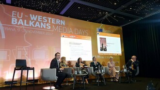 La conferencia «EU-Western Balkans Media Days» se celebró en Skopje