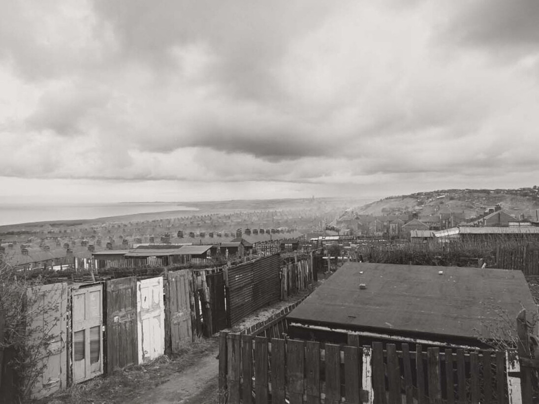 John Davies, Allotments, Easington Colliery, County Durham 1983, Gelatin silver print ©Victoria and Albert Museum