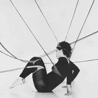 Senga Nengudi, Performance piece (detail), 1977. Courtesy of Sprüth Magers and Thomas Erben Gallery, New York. Photo by Harmon Outlaw