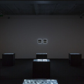 Ryoji Ikeda, Exhibition view. Courtesy of Almine Rech Gallery