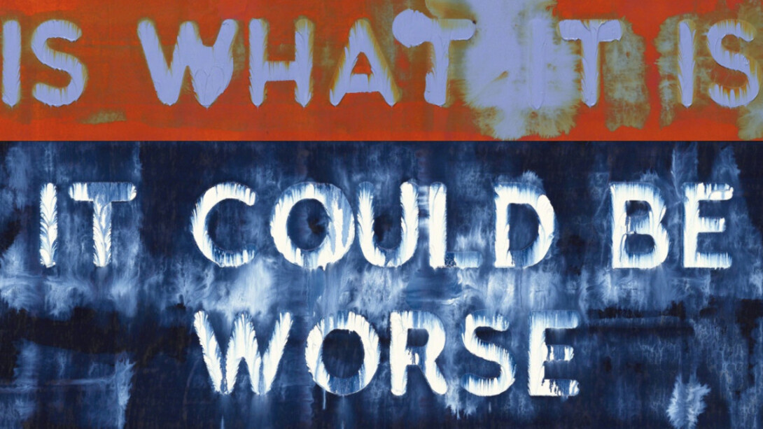 Mel Bochner. Courtesy of Simon Lee Gallery