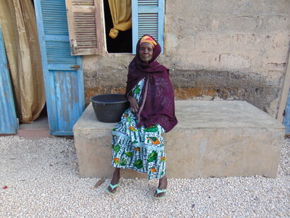 Habitantes de la isla de Niodior, Senegal