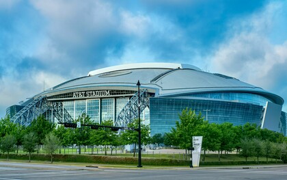 A clear view of AT&T Stadium, representing the benchmark for fan experience among 2026 FIFA World Cup venues