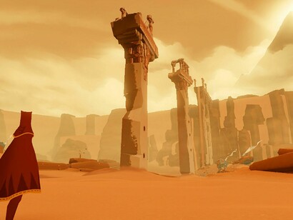 Jenova Chen, Journey, video game, 2012.
Courtesy thatgamecompany Inc.