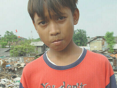 Slumleben in Jakarta Indonesien