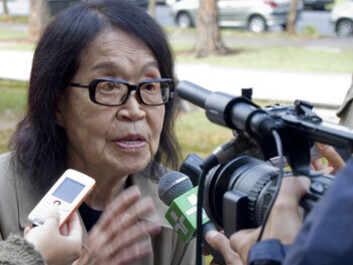 Tomie Ohtake, artista pioneira que começou sua carreira tardia, revolucionou a arte moderna com sua produção inovadora e única. Foto de: Vladimir AOH