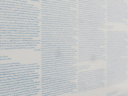 Irma Blank. Courtesy of Museion