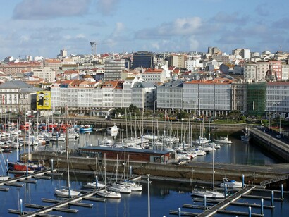 A Coruña. El puerto